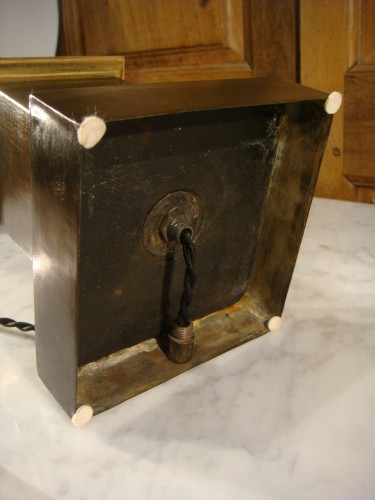 Lampe de bureau en bronze - Restauration - Charles X