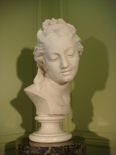 Buste en marbre , 1ere moitié du XIXe Siècle - Antiquaires Balzeau & Brion