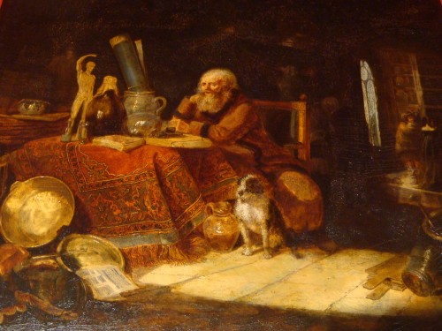 The alchemist apothecary - Louis Marc Antoine BILCOQ ( 1755 - 1838 )