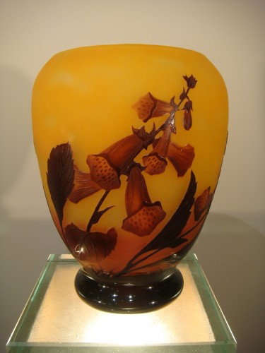 Daum Nancy France - Vase en verre multicouche vers 1900 - Verrerie, Cristallerie Style Art nouveau