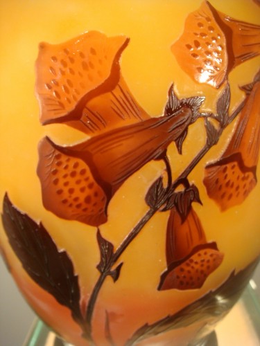XXe siècle - Daum Nancy France - Vase en verre multicouche vers 1900