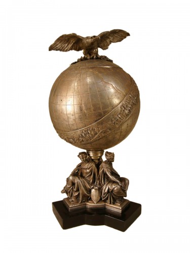 Cassolette en Bronze argenté " A la Gloire des Armées Napoléonienne