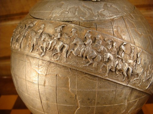 Cassolette en Bronze argenté " A la Gloire des Armées Napoléonienne - Antiquaires Balzeau & Brion