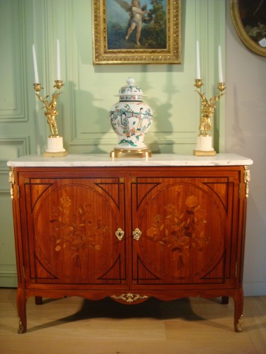 two-leaf buffet, Transition period, stamped Denizot - Furniture Style Transition