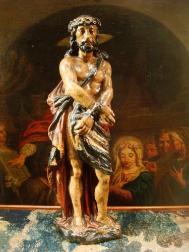 Christ aux Liens début XVIIIe - Sculpture Style Louis XIV