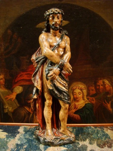 Art sacré, objets religieux  - Christ aux Liens début XVIIIe