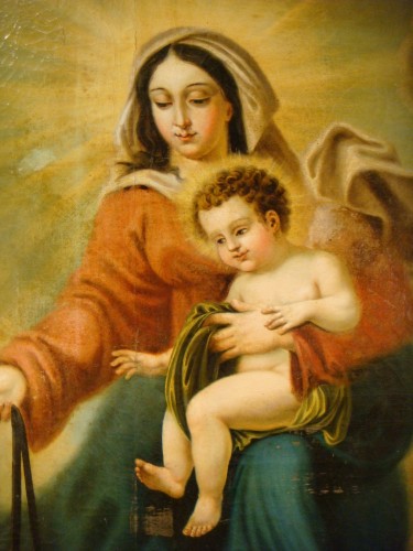  Vierge à l'Enfant - Antiquaires Balzeau & Brion