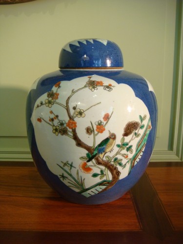  - Paire de pots à gingembre en porcelaine de Chine