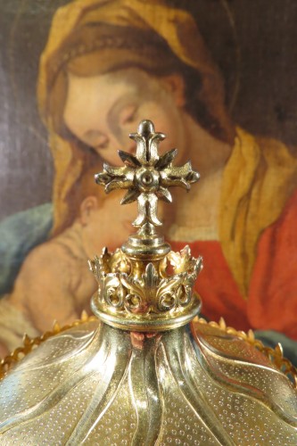 Charles Eugène Trioullier - Ciboire en Vermeil - Art sacré, objets religieux Style 