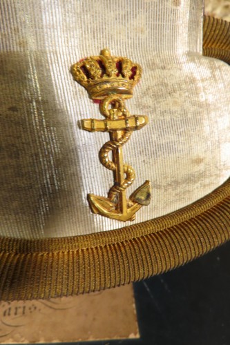 Antiquités - Ensemble d’Officier supérieur de Marine Rouart Paris - Monarchie de Juillet