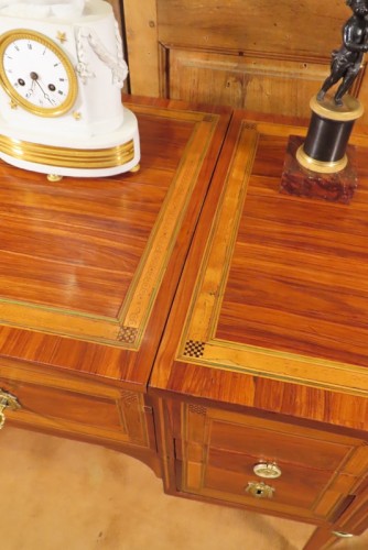 Mobilier Coiffeuse - Coiffeuse de Dame en marqueterie Estampillée de Lardin
