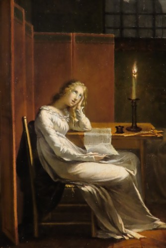 XIXe siècle - Marie Antoinette au Temple - Pierre Jérome Lordon (1780 – 1838) 