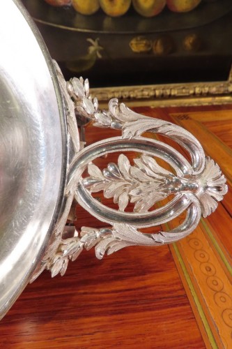 Argenterie et Arts de la table  - Ecuelle couverte de voyage à combinaisons en argent - XVIIIe Pierre Nicolas BIN