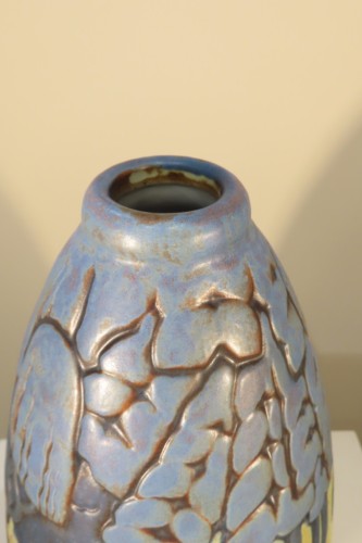 Antiquités - Mougin Nancy, André Legrand (1902-1947) Vase aux éléphants