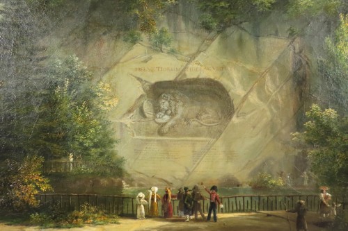 Tableau Monument Lion de Lucerne Suisse