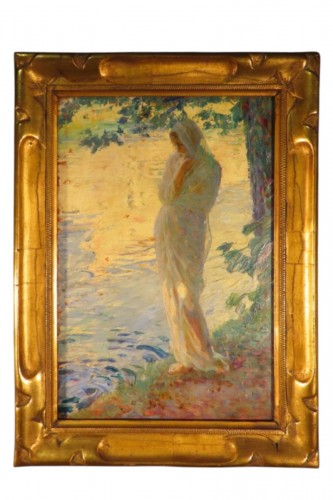 Woman at the Water's Edge - Octave Guillonnet (1872-1967)