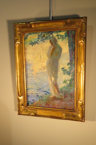 Woman at the Water&#039;s Edge - Octave Guillonnet (1872-1967) - Paintings & Drawings Style Art nouveau