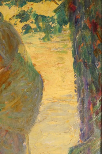 20th century - Woman at the Water&#039;s Edge - Octave Guillonnet (1872-1967)