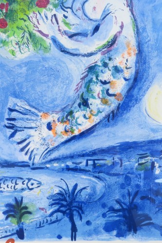 Antiquités - Marc Chagall - Affiche originale la Baie des Anges 1961