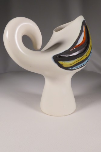 Céramiques, Porcelaines  - Roger Capron (1922 -2006) - Pichet Oiseau