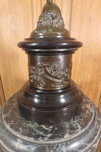 Napoléon III - Mercure prenant son envol Bronze fin 19e d'après J. Bologne