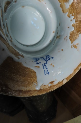 Paire de vases d'apothicaire en faïence, fin 19e siècle - 