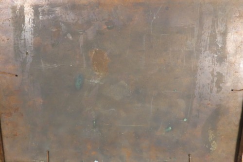 Antiquités - paysage avec une rivière et pont, XVIIIe siècle