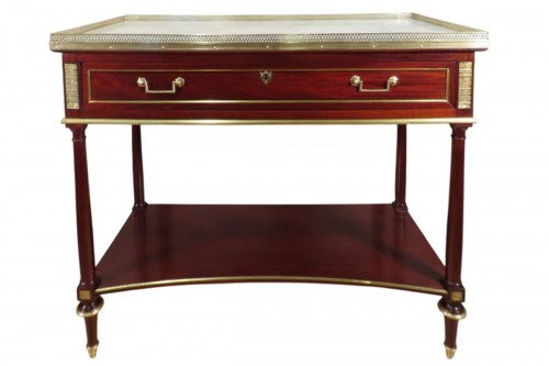 Console Directoire en acajou et placage