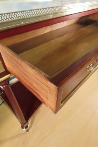 Console Directoire en acajou et placage - Directoire