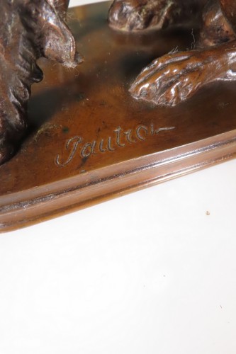 XIXe siècle - Chien de chasse à la bécasse - Ferdinand Pautrot (1832-1874)