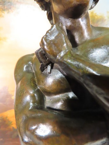 Sculpture Sculpture en Bronze - Spartacus sculpure à l'Antique - Denis Foyatier (1793 – 1863) 