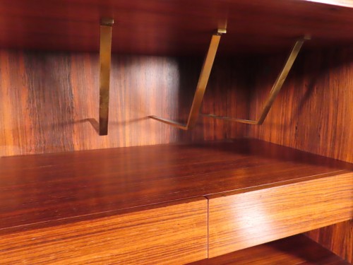 Meuble bureau secrétaire à hauteur d'appui vers 1960 - Antiquaires Balzeau & Brion