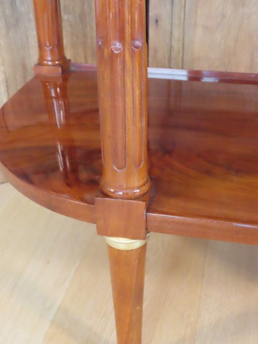 Console en acajou estampillé de Weber - Epoque Louis XVI - Antiquaires Balzeau & Brion