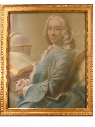 Portrait au pastel de Louis Duval de l'Epinoy