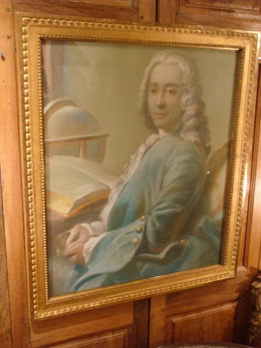Portrait au pastel de Louis Duval de l'Epinoy - Tableaux et dessins Style 