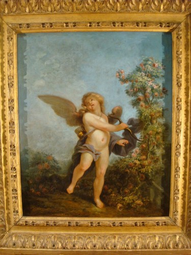 Tableaux et dessins Tableaux XVIIIe siècle - Cupidon - Ecole française du XVIIIe siècle