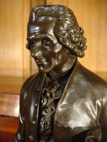 Bronze représentant Jean Jacques Rousseau - Louis-Philippe