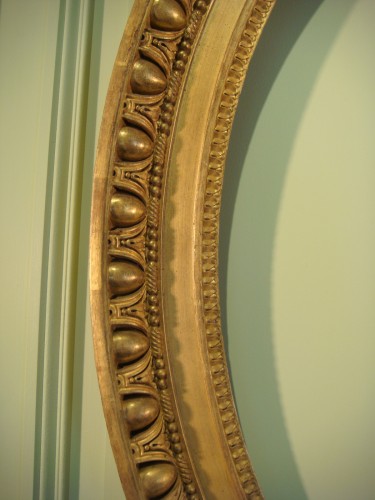 XVIIIe siècle - Claude Infroit - Cadre en bois doré d'époque Louis XVI