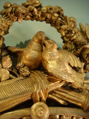 Antiquités - Claude Infroit - Cadre en bois doré d'époque Louis XVI