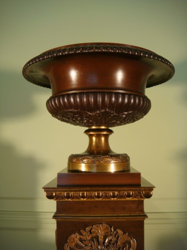 Cassolette coupe centre de table en Bronze - Epoque Restauration - Restauration - Charles X