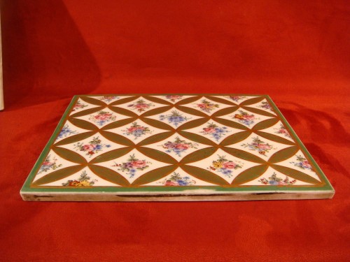 Antiquités - Paire de Plaques en porcelaine de Sèvres J.B. Tandart Epoque XVIII ème