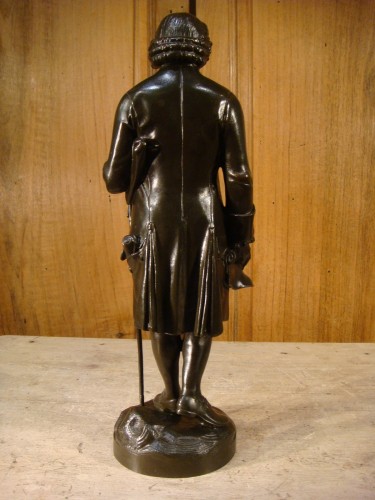 Bronze représentant Jean Jacques Rousseau - Napoléon III