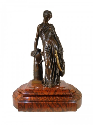Sapho appuyée à une colonne - James Pradier (1790 - 1852)