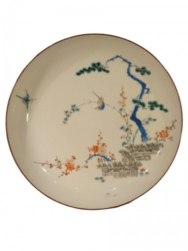 Assiette en Porcelaine décor Kakiemon Epoque fin XVII ème