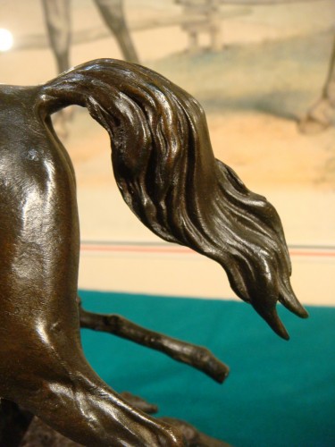  - Horse at the gate - Pierre Jules Mène (1810-1879)