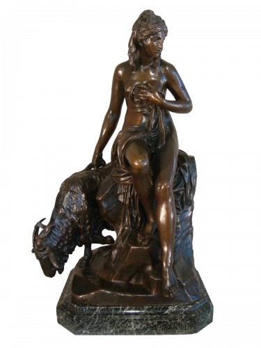 Nymphe Amalthée d’après Pierre Julien (1731 – 1804) exécuté par Henri Rouard fondeur à Paris