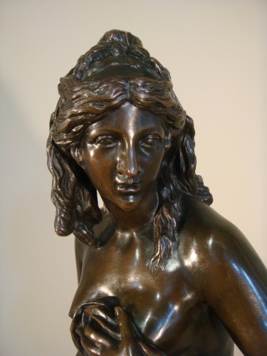 Sculpture Sculpture en Bronze - Nymphe Amalthée d’après Pierre Julien (1731 – 1804) exécuté par Henri Rouard fondeur à Paris