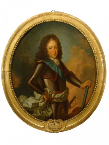 Portrait du Maréchal de Luxembourg en Armure