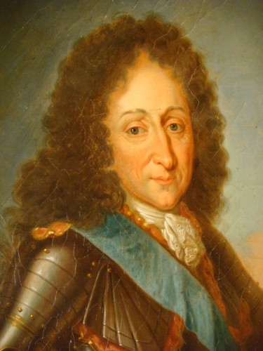 Portrait du Maréchal de Luxembourg en Armure - Antiquaires Balzeau & Brion