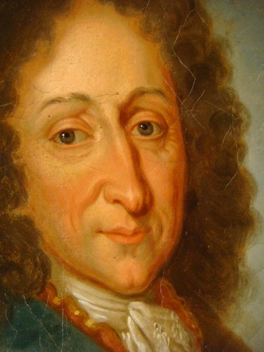 XVIIIe siècle - Portrait du Maréchal de Luxembourg en Armure